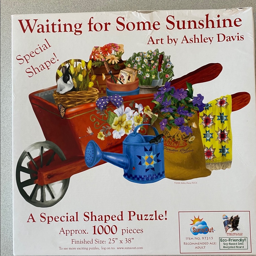 Special shaped 1,000 pieces jigsaw puzzle